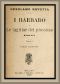 [Gutenberg 46748] • I Barbarò: Le lagrime del prossimo. vol. 1